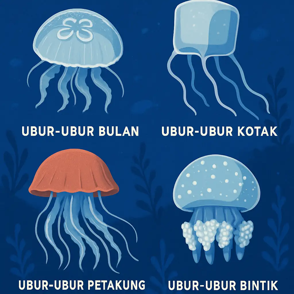 Jenis-Jenis Ubur-Ubur di Laut